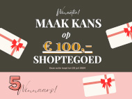 Maak kans op € 100,- shoptegoed!