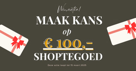 Maak kans op € 100,- shoptegoed!