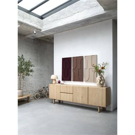 Henders en Hazel dressoir 240 cm - 3-deuren + 2-laden