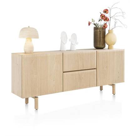 Henders en Hazel dressoir 200 cm - 2-deuren + 2-laden