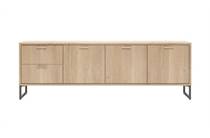 Henders en Hazel 240 cm - 3-deuren + 2-laden - 90 cm hoogte dressoir