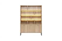 Henders en Hazel CASTELLO bergkast buffet 150 cm - 3-deuren + 9-niches (+ LED)