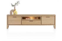 Henders en Hazel NYSTEAD tv meubel lowboard 210 cm. - 2-deuren + 1-lade + 1-niche (+ LED)