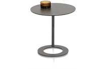 Henders en Hazel VEGAS salontafel rond 50 cm - keramiek op glas Antraciet